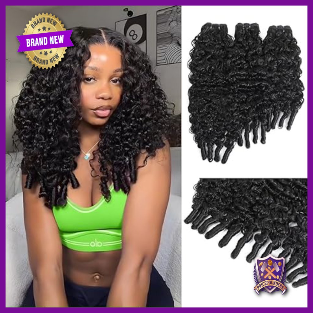Burmese Curly Human Hair Extensions 20 Inch Double Weft Remy